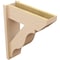 Ekena Millwork 7 1/2-in W x 22-in D x 26-in H Funston Slat Rough Cedar Woodgrain TimberThane Outlooker, Primed Tan OUTUR075X22X26FST24RCPR - alternate 4